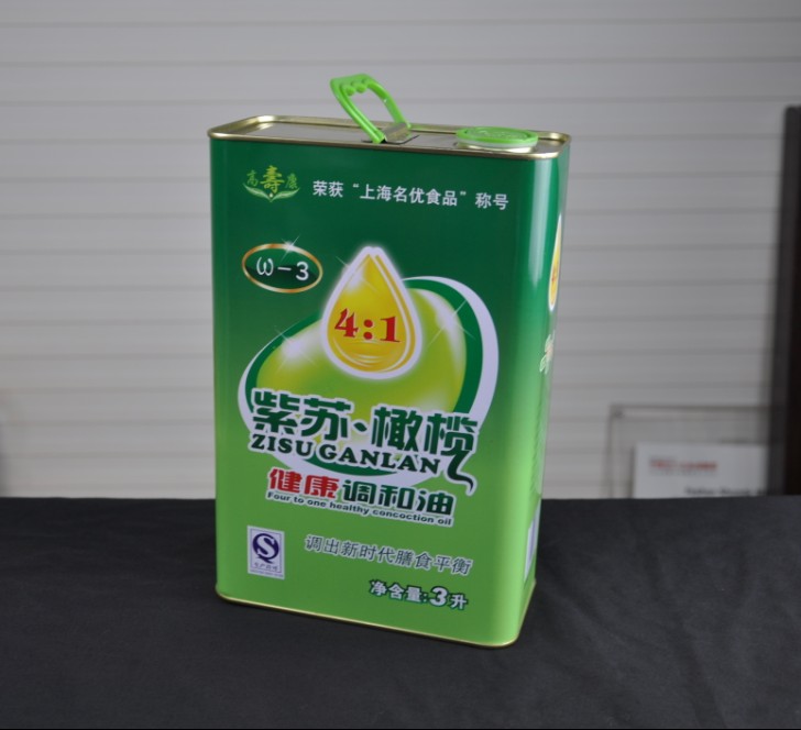 3升印花橄欖油鐵桶 手提方形橄欖油鐵罐 橄欖油鐵罐價(jià)格